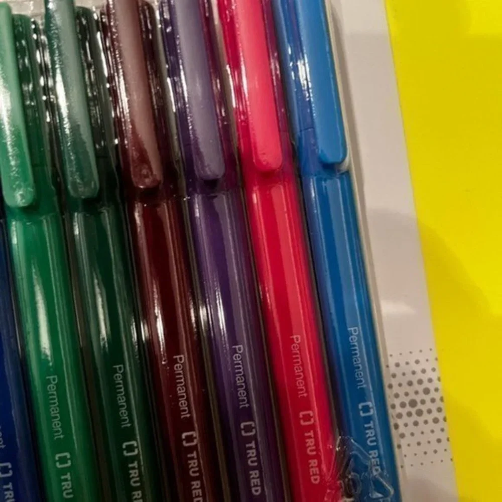 Tru Red / Staples permanent markers
